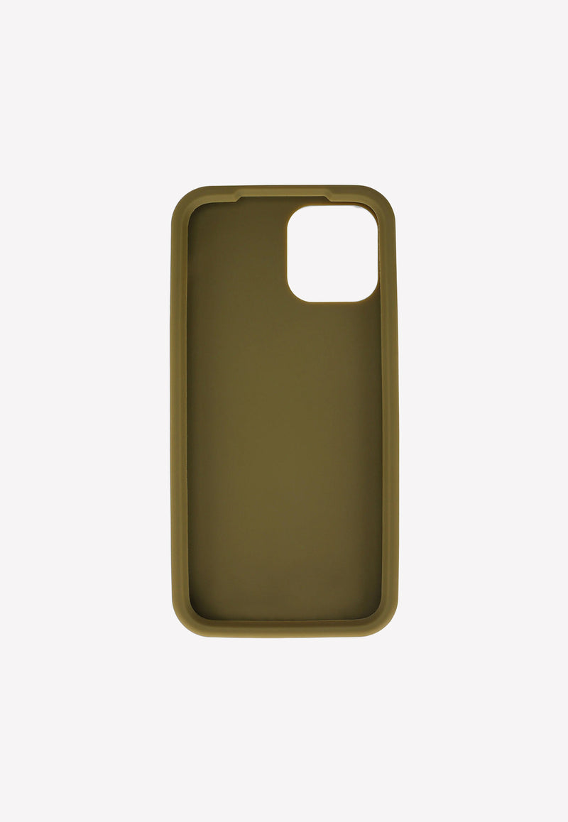 Dolce 
Gabbana iPhone 12 Pro Max Cover in Silicon Khaki BP2908 AO976 8G591