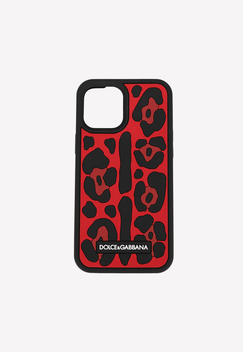 Dolce 
Gabbana iPhone 12 Pro Max Animal Print Cover in Silicon Multicolor BP2908 AO995 HR3LS