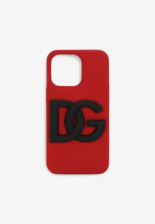 Dolce 
Gabbana iPhone 13 Pro Logo Silicon Cover Red BP3182 AO976 89879