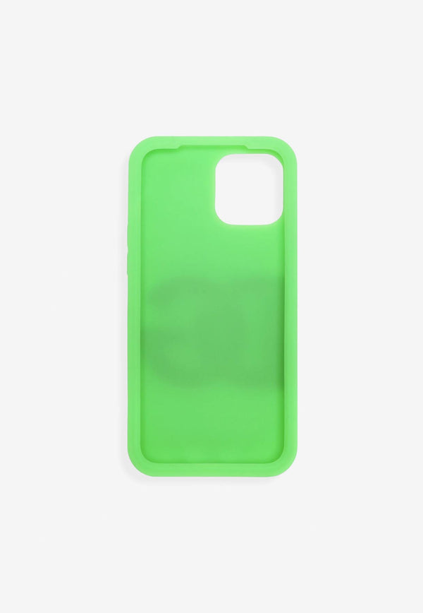 Dolce 
Gabbana iPhone 13 Pro Max Logo Silicon Cover Green BP3183 AO976 8E563