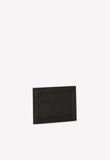 Dolce 
Gabbana Logo-Embossed Calfskin Cardholder Black BP3239 AG218 80999