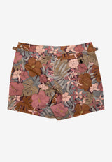 Tom Ford Hibiscus Print Swim Shorts Multicolor BSS001-FMN006S23 ZFGDP