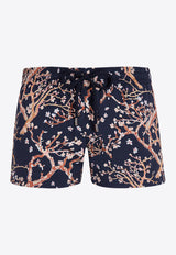 Vilebrequin Fabya Sweet Blossom Swim Shorts BYAU3F70-390 Navy