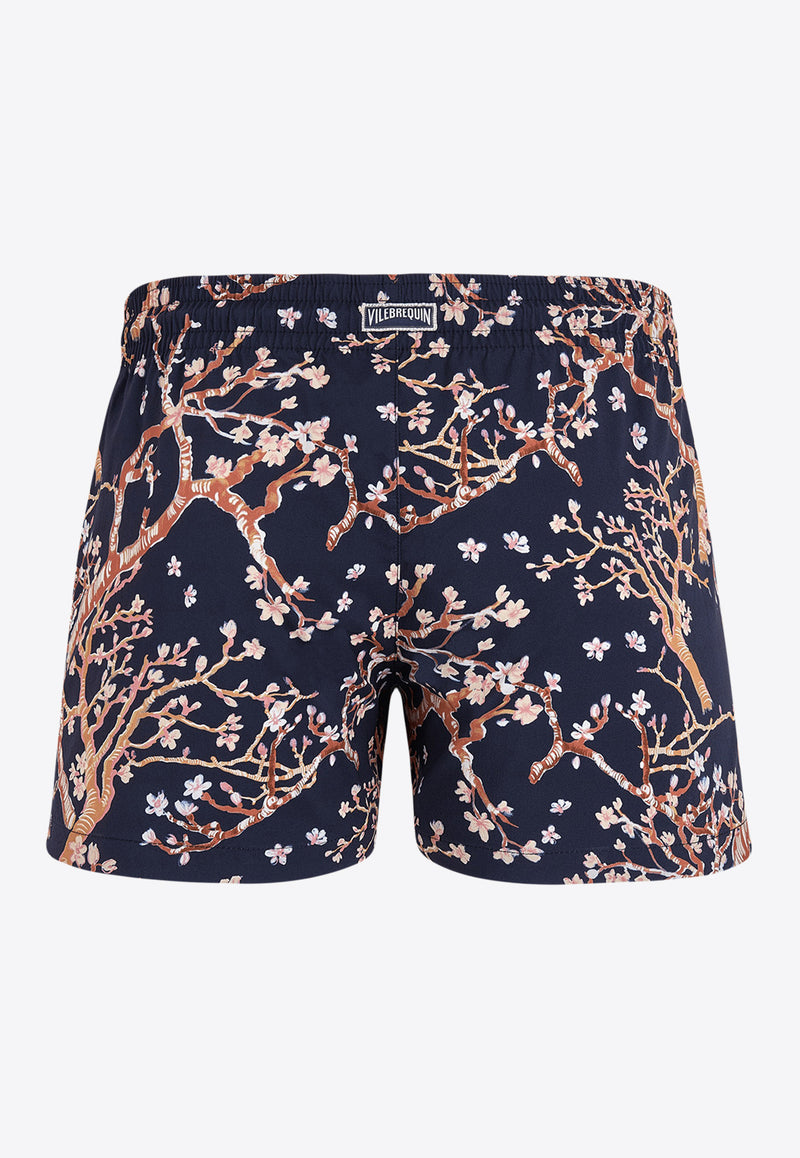 Vilebrequin Fabya Sweet Blossom Swim Shorts BYAU3F70-390 Navy