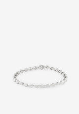 Djihan Tennis 18-karat White Gold Diamond Bracelet Silver Bra-492