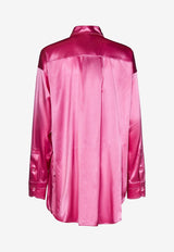 Tom Ford Long-Sleeved Silk Shirt Fuchsia CA3211-FAX881 DP152