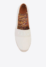 Chloé Piia Flat Espadrilles Gray CHC23U8350800L PEARLY GREY