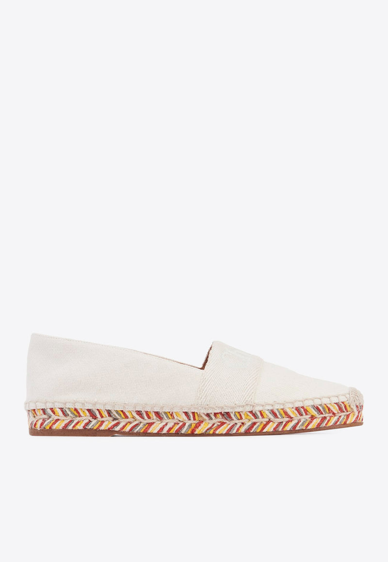 Chloé Piia Flat Espadrilles Gray CHC23U8350800L PEARLY GREY