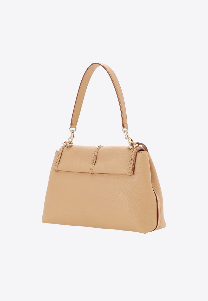 Chloé Medium Penelope Shoulder Bag Beige CHC23US569K15281 MILKY BROWN