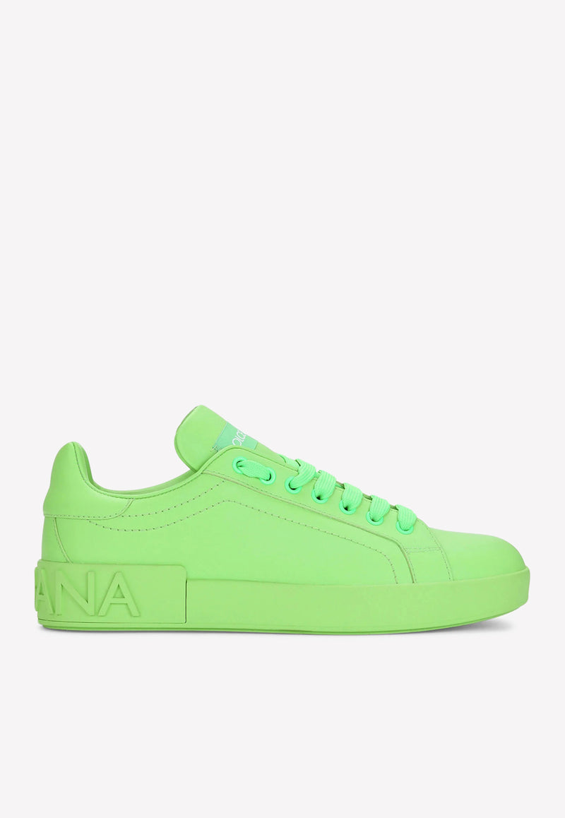 Dolce 
Gabbana Portofino Low-Top Sneakers CK1544 A1065 8H572 Green