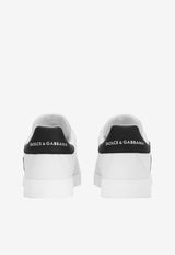 Dolce 
Gabbana Portofino DG Logo Sneakers in Calf Leather CK1545 AC330 89697 White