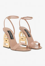 Dolce 
Gabbana Keira 105 Patent Leather Sandals CR1175 A1471 8H056 Nude