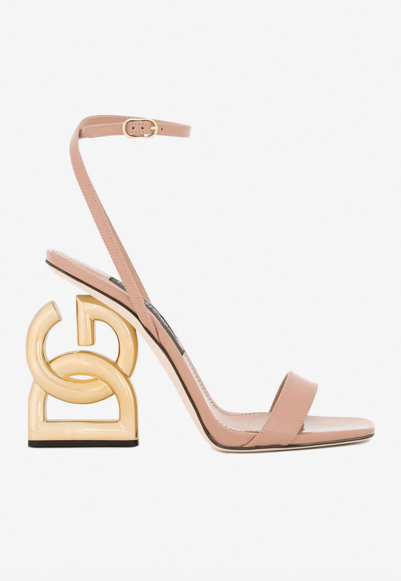 Dolce 
Gabbana Keira 105 Patent Leather Sandals CR1175 A1471 8H056 Nude