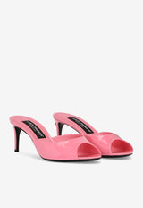 Dolce 
Gabbana 60 Patent Leather Mules Pink CR1522 A1471 87141