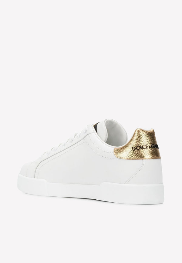 Dolce 
Gabbana Portofino Sneakers with Crown-Patch White CS1761 AH136 8I047