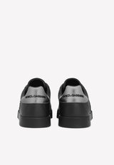 Dolce 
Gabbana Portofino Sneakers with Crown-Patch Black CS1761 AH164 8B979