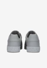 Dolce 
Gabbana Leather Low-Top Sneakers Gray 