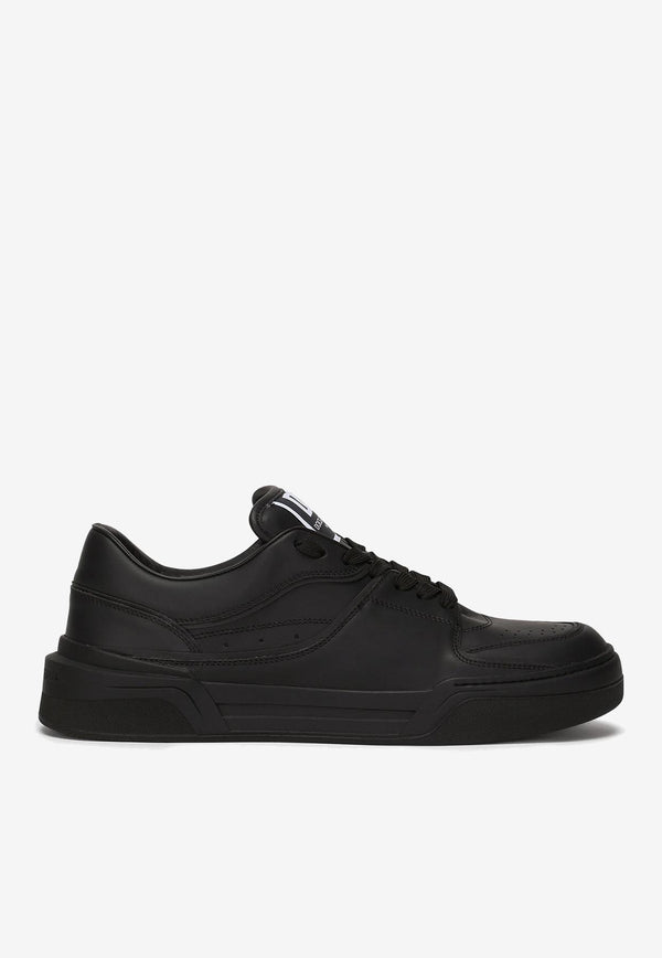 Dolce 
Gabbana New Roma Sneakers in Nappa Leather Black CS2036 A1065 80999