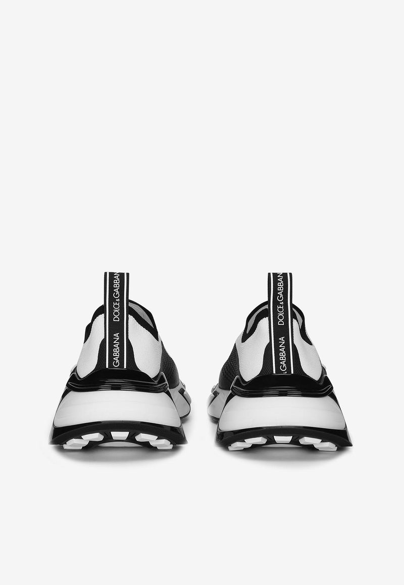 Dolce 
Gabbana Low-Top Logo Slip-on Sneakers Monochrome 