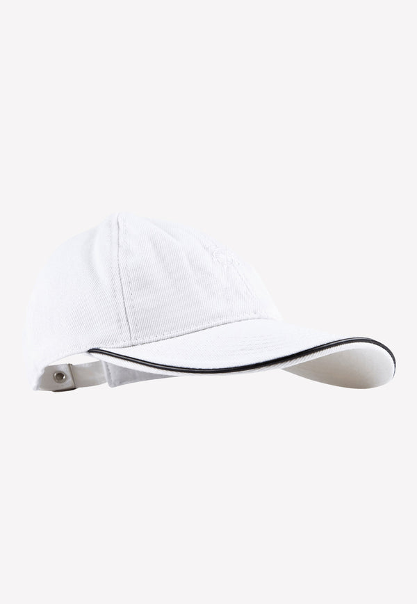 Vilebrequin Girls Embroidered Cotton Cap White CTNH0400-010