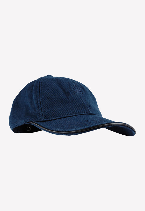 Vilebrequin Girls Embroidered Cotton Cap Blue CTNH0400-390