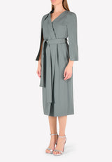 Chalayan Grey Judo Wrap Coat WK644FK403