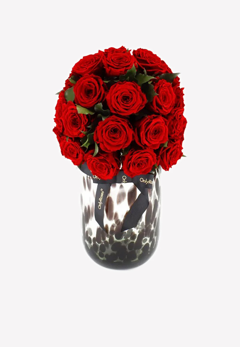 OnlyRoses Large Infinite Rose Florence Crimson 