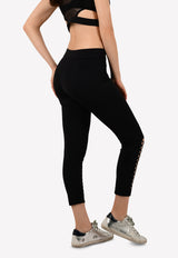 Leggings with Sliced Cut-Out