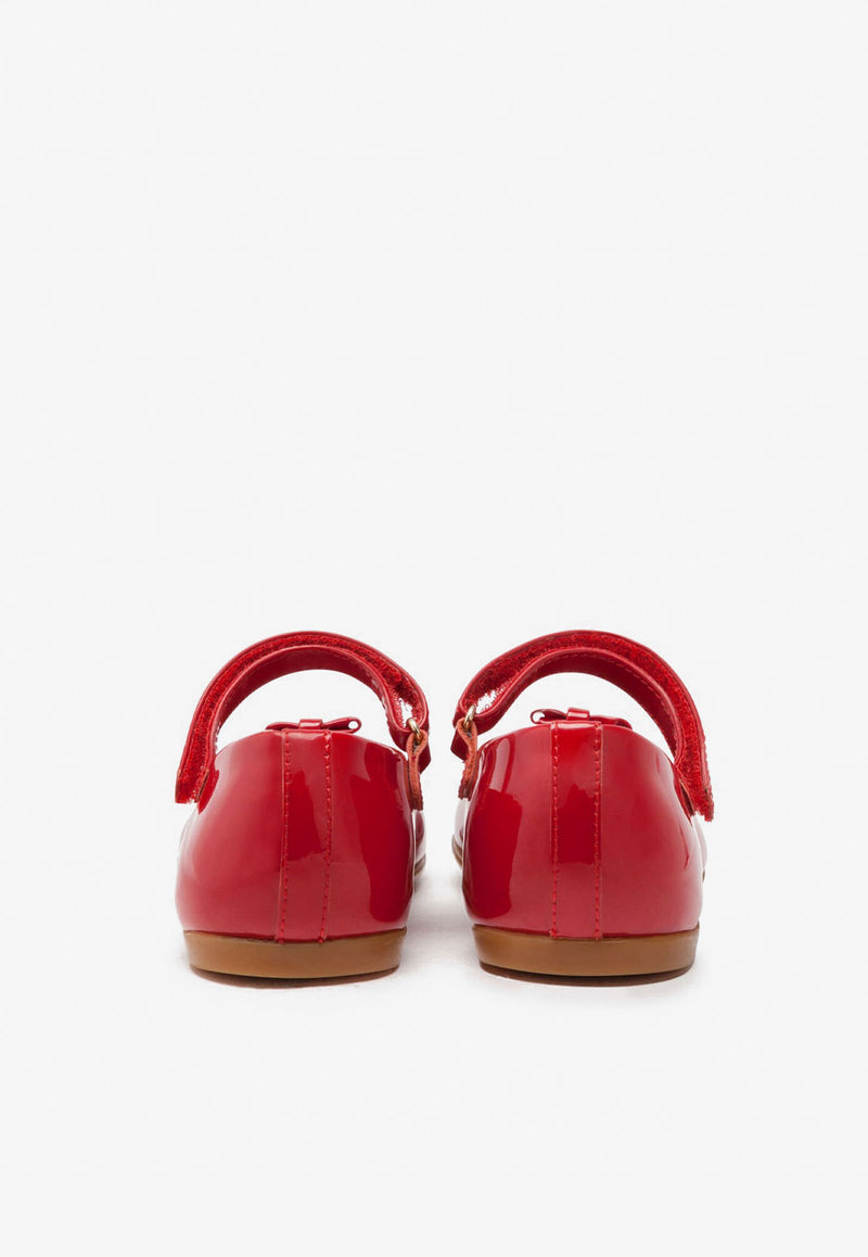 Dolce 
Gabbana Kids Baby Girls Mary Jane Patent Leather Ballerinas D20057 A1328 87124 Red