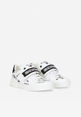 Dolce 
Gabbana Kids Boys Portofino Low-Top Sneakers White DA5056 A1193 HWF57