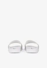 Dolce 
Gabbana Kids Kids DG Logo Slides White DD0318 A6E33 89697