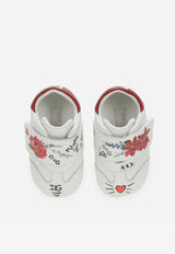 Dolce 
Gabbana Kids Baby Girls Floral Print Sneakers White DK0109 AQ594 HWF57