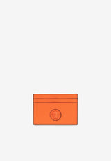 Versace La Medusa Leather Cardholder DP3I057 DVIT2T 1O55V Orange