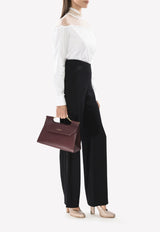 Cushnie et Ochs Black Matte Tuxedo Pants with Side Slits 11751012