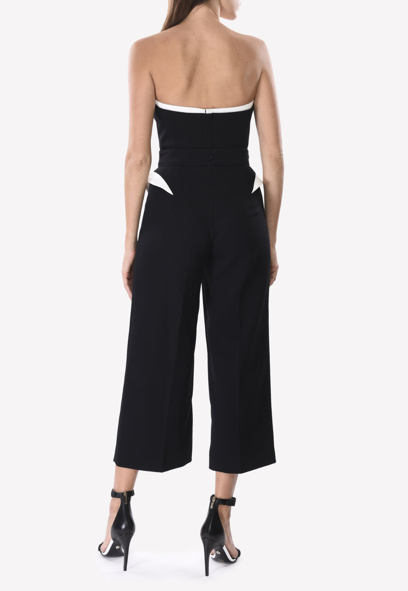 Mugler Monochrome Corset Crop Top 17S BUSTB014431B