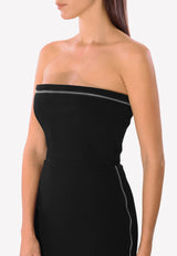 Alex Perry Black Dana Strapless Bodycon Dress D143-Dana-Black