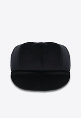 DG Logo Velvet Baker Boy Cap