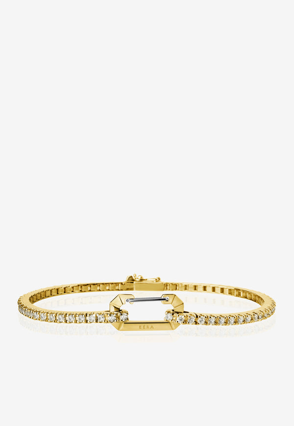 Special Order - Paris Diamond Paved Bracelet in 18-karat Yellow Gold