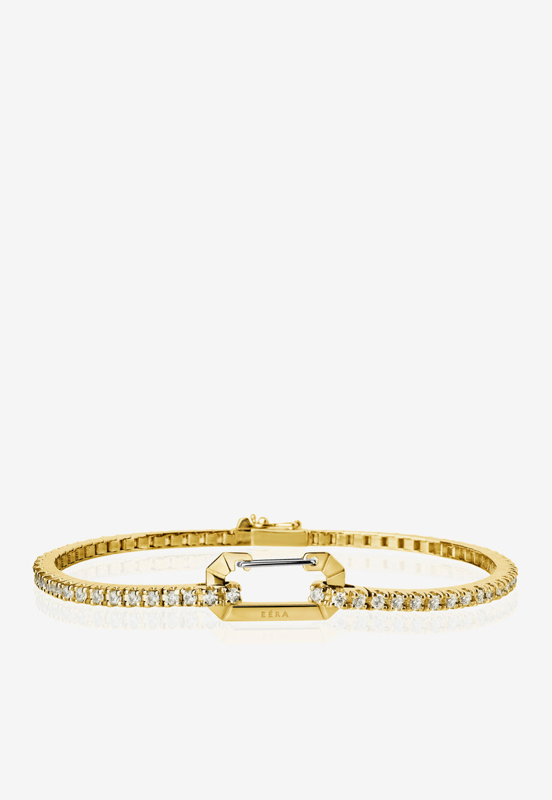 Special Order - Paris Diamond Paved Bracelet in 18-karat Yellow Gold