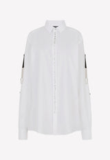 Crystal-Embellished Cotton Shirt