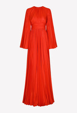 Long Chiffon Dress Dolce 
Gabbana F6AVST FUSXO R0365