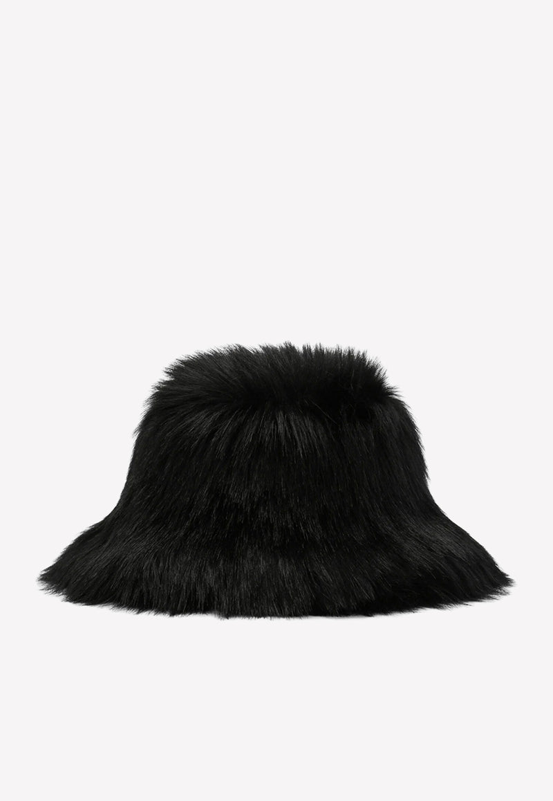 Dolce 
Gabbana Faux Fur Hat Black FH593F FUST8 N0000