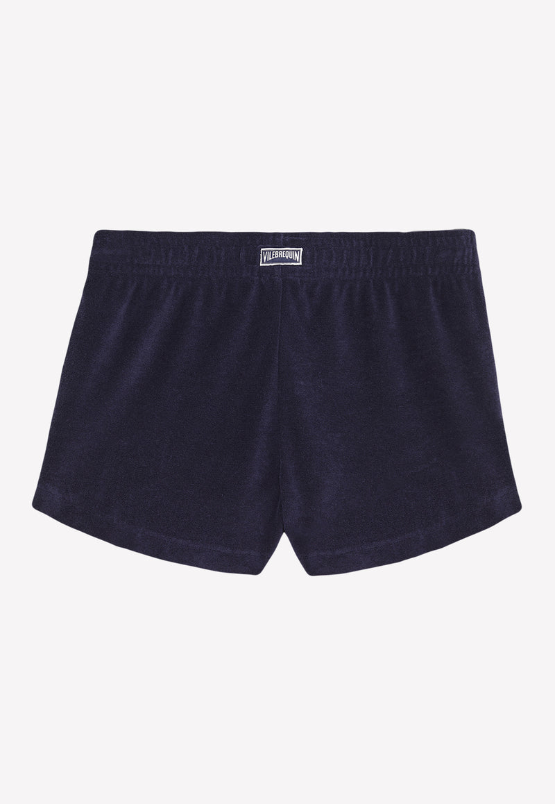 Vilebrequin Terry Mini Shorts Navy FINC1Q00-390