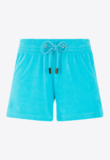 Vilebrequin Fiona Terry Drawstring Shorts FINC3Q01-301 Blue