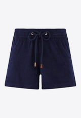 Vilebrequin Fiona Terry Drawstring Shorts FINC3Q01-390 Navy