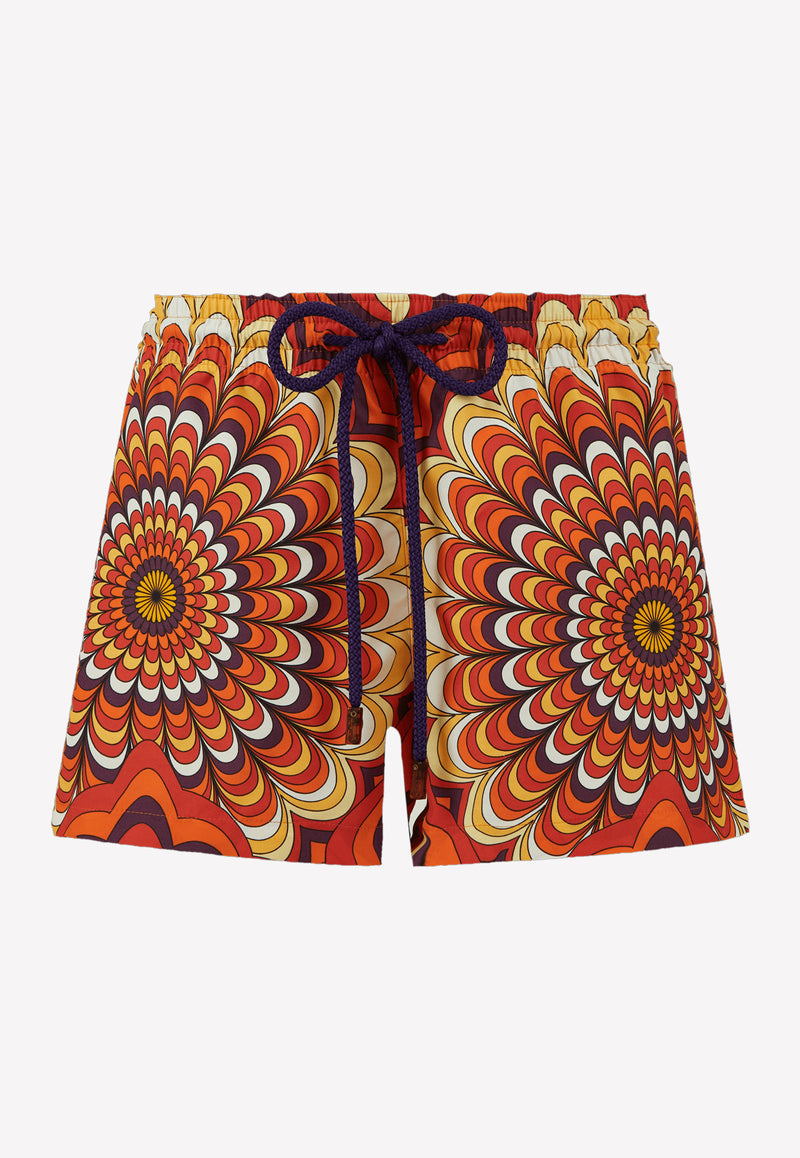 Vilebrequin Fiona 1975 Rosaces Nylon Swim Shorts