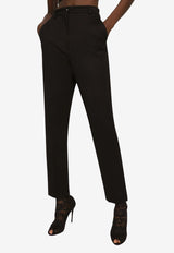 Dolce 
Gabbana Milano Rib Pants Black FTAM2T FUGPN N0000