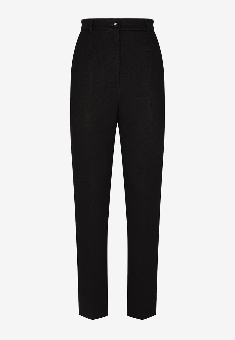 Dolce 
Gabbana Milano Rib Pants Black FTAM2T FUGPN N0000