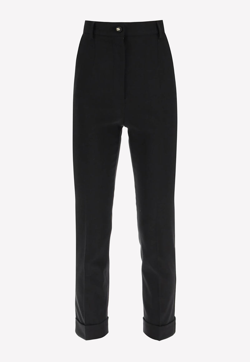 Dolce 
Gabbana Tailored Slim-Fit Pants Black FTAY0T FURBG N0000