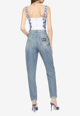 Dolce 
Gabbana High-Waist Distressed Jeans Denim FTBXGD G8GJ3 S9001